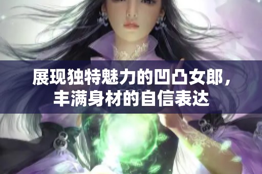展现独特魅力的凹凸女郎，丰满身材的自信表达