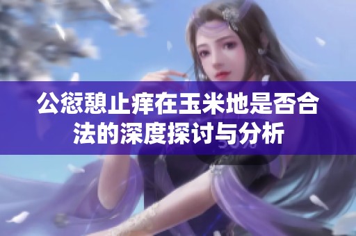 公愆憩止痒在玉米地是否合法的深度探讨与分析