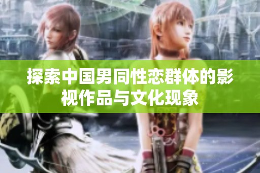 探索中国男同性恋群体的影视作品与文化现象