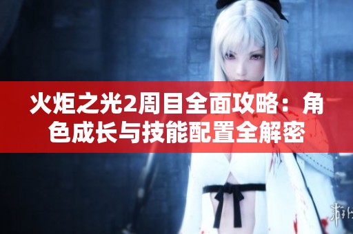 火炬之光2周目全面攻略：角色成长与技能配置全解密