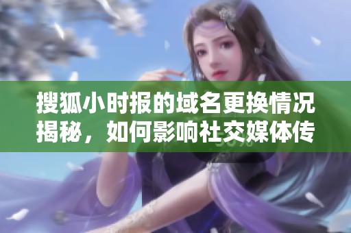 搜狐小时报的域名更换情况揭秘，如何影响社交媒体传播